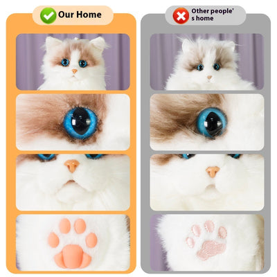 Peluche Gato Muppet - Muñeco Suave de Espalda - Image 3