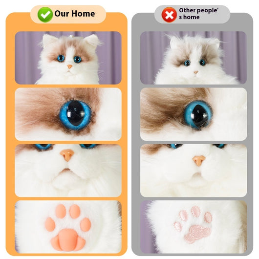 Peluche Gato Muppet - Muñeco Suave de Espalda - Image 3