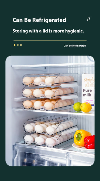 Organizador de Huevos Transparente Multiusos para Cocina - Image 14