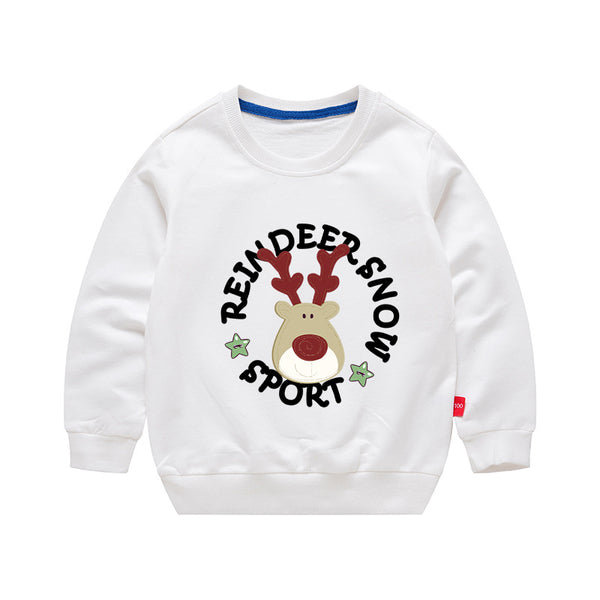 Sudadera Infantil Estilo Coreano Cuello Redondo para Niños - Image 11