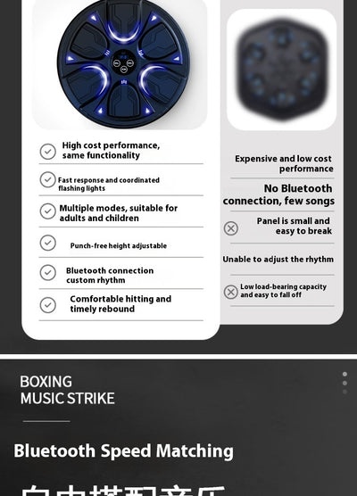 Máquina de Boxeo Inteligente con Sensor Musical para Entrenamiento en Casa - Image 20
