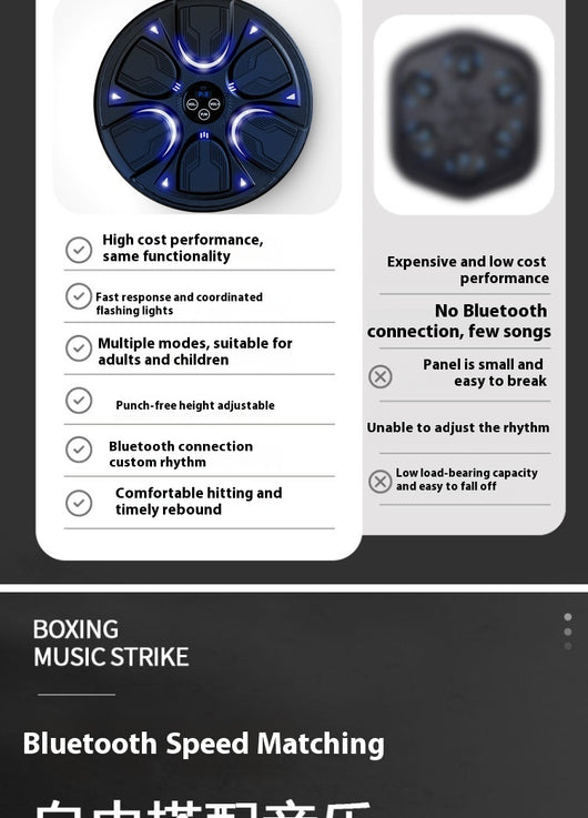 Máquina de Boxeo Inteligente con Sensor Musical para Entrenamiento en Casa - Image 20