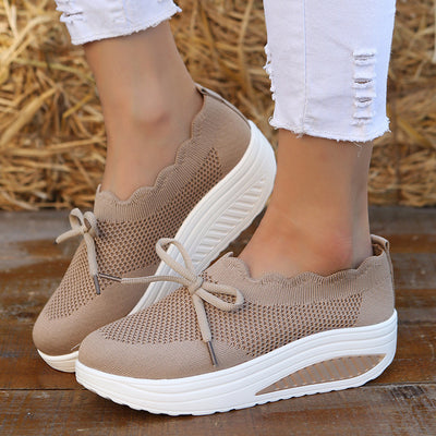 Tenis Deportivos Mujer Fly-knit Transpirable con Malla - Image 17