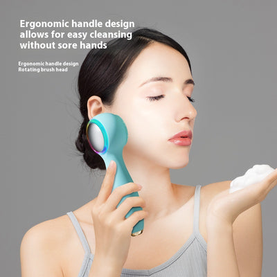 Limpiador Facial Eléctrico con Luz Roja y Azul - Terapia Térmica - Image 8