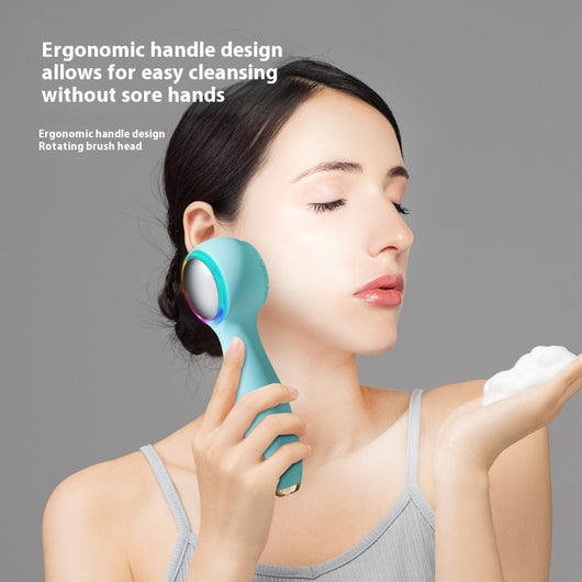 Limpiador Facial Eléctrico con Luz Roja y Azul - Terapia Térmica - Image 8