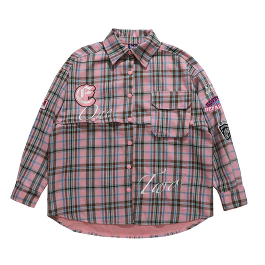 Camisa Abrigo Cuadros de Manga Larga - Image 5