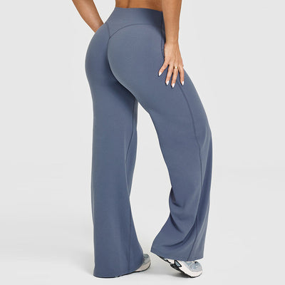 Pantalones Yoga Rectos Moldeadores Cadera Melocotón - Image 6