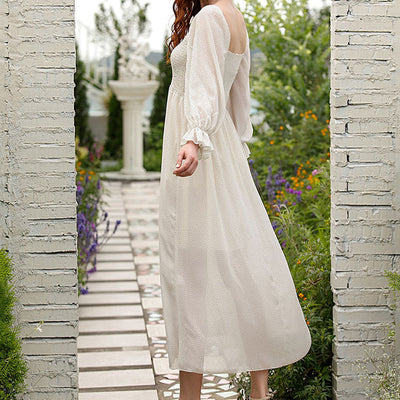 Vestido Largo Elegante de Cuello Halter y Cintura Alta para Mujer - Image 4