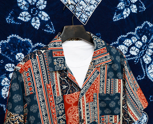 Camisa Hawaiana para Skateboarding Estilo Olas - Image 9