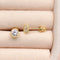 Dorado Jewelry Elegant Round Diamond Screw-Back Earrings White