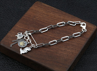 Adornos de Mano en Plata Pura - Estilo Hipster Creativo - Image 11
