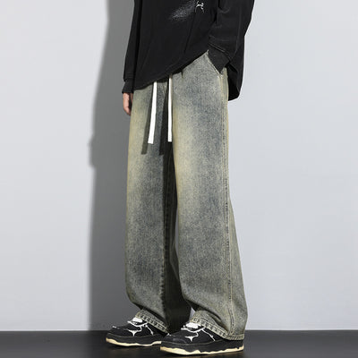 Jeans Hombre Pierna Ancha Minimalista y Cómodo - Image 9