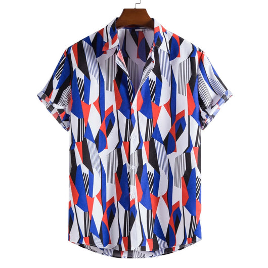 Camisa Estampada con Solapa para Hombre - Image 12