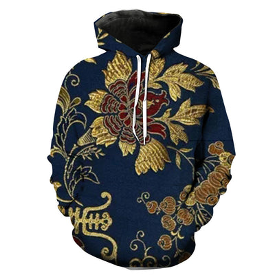 Camiseta Manga Larga Hombre Diseño Paisaje Arte Europeo Tendencia Primavera Otoño - Image 5
