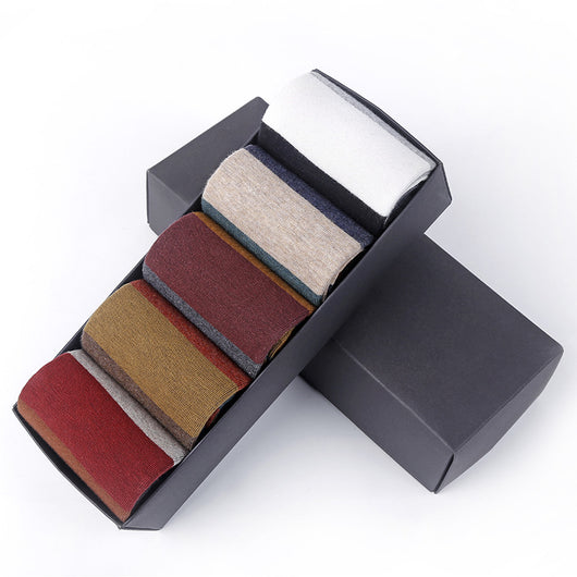 Calcetines Casuales de Algodón Coloridos para Hombre - Image 12