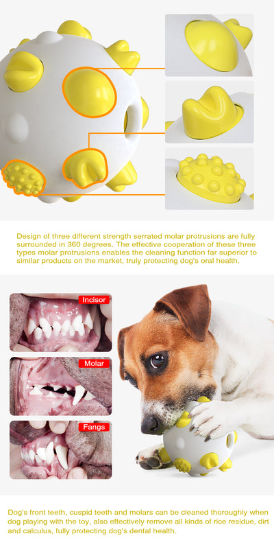 Juguete Pelota Interactiva para Perros - Limpieza Dental, Entrenamiento Mental y Alivio del Estrés - Image 14