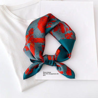 Pañuelo de Seda para Mujer - Accesorio de Moda Versátil - Image 36