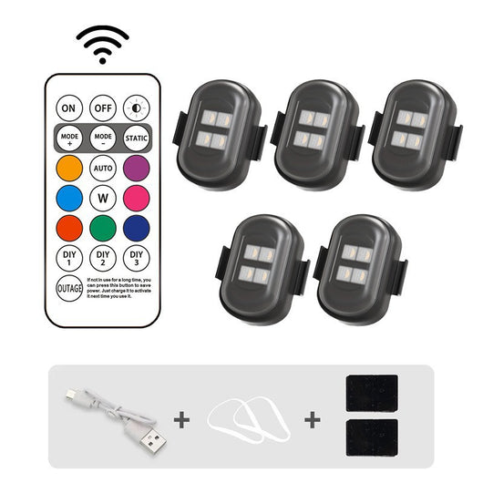 Luz de Advertencia LED para Motocicleta con Control Remoto Inalámbrico - Image 10