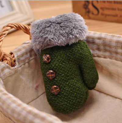 Guantes Infantiles de Invierno Acolchados con Forro de Terciopelo Grueso - Image 7