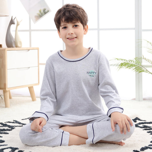 Pijama Infantil de Algodón Puro Manga Larga Primavera Otoño - Image 21