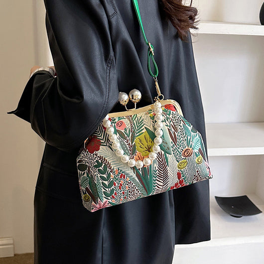 Bolso de Mano Vintage Estilo Pastoral para Mujer - Image 4