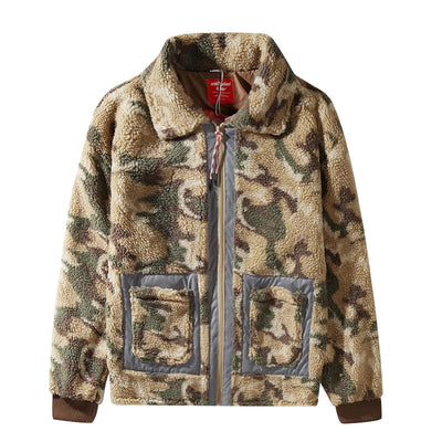 Abrigo de Algodón Suelto para Parejas - Estilo Street Casual Plus Velvet