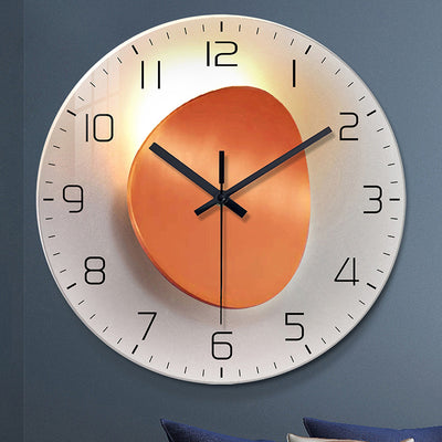 Reloj de Pared de Cristal Templado Silencioso para Sala - Image 4