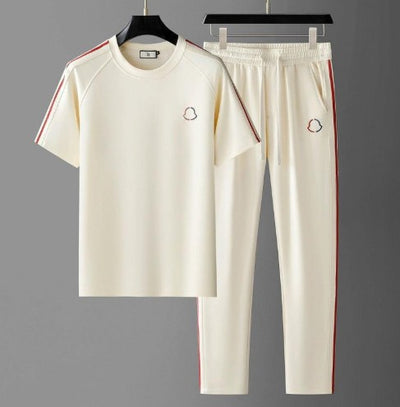 Conjunto Casual de Verano para Hombre con Playera Lisa de Manga Corta - Image 12