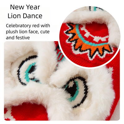Suéter Navideño para Gatos y Mascotas - Abrigo Tejido Cálido para Invierno - Image 4