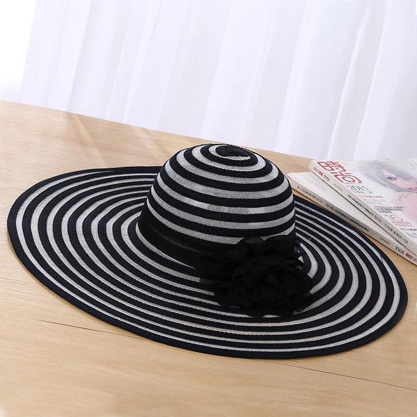 Sombrero de Paja Coreano con Malla Transpirable y Ala Ancha Protección Solar - Image 3