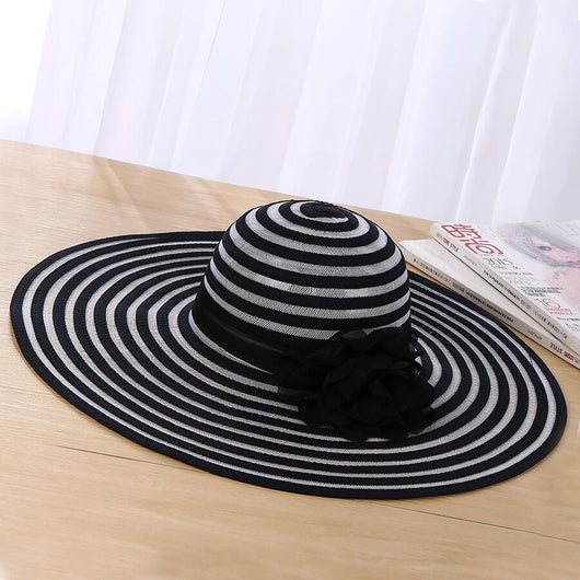 Sombrero de Paja Coreano con Malla Transpirable y Ala Ancha Protección Solar - Image 3