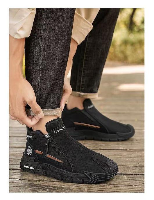 Zapatos de Trabajo Antideslizantes para Hombre con Cierre de Cremallera - Image 10