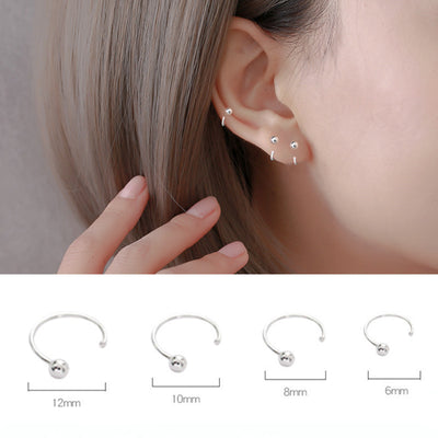 Aretes de Plata 999 Estilo Minimalista - Pendientes Elegantes para Mujer - Image 3