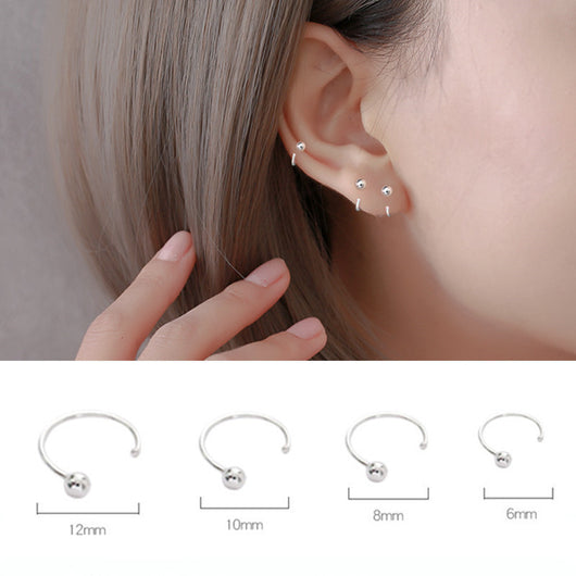 Aretes de Plata 999 Estilo Minimalista - Pendientes Elegantes para Mujer - Image 3
