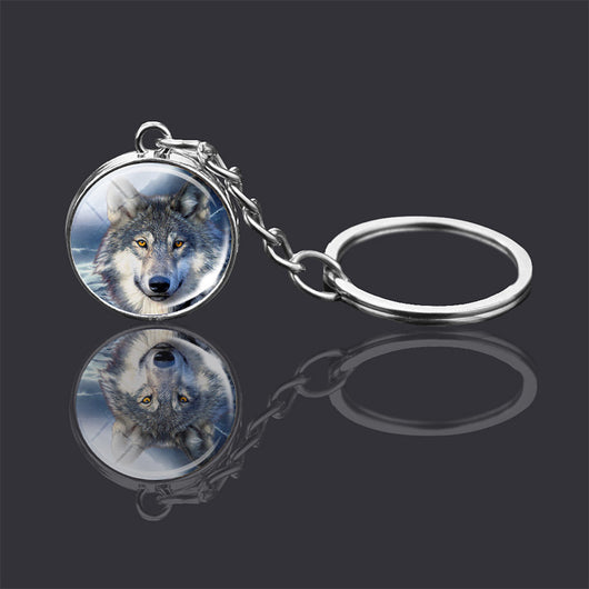 Llavero Esfera de Cristal Doble Cara con Diseño Animal - Image 24