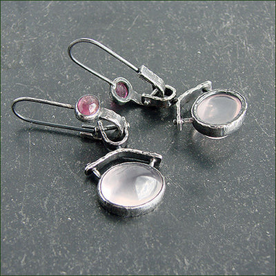 Aretes de Calcedonia y Amatista - Image 12