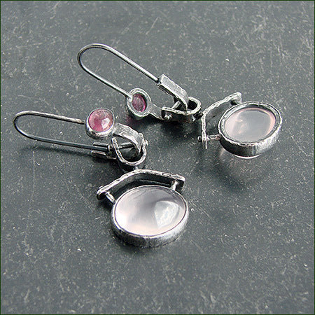 Aretes de Calcedonia y Amatista - Image 12
