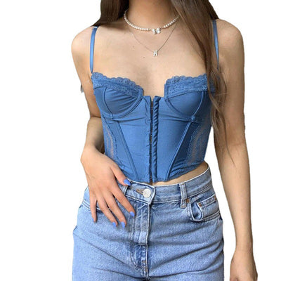 Blusa Escotada con Espalda Abierta y Cintura Ajustada para Mujer - Image 9