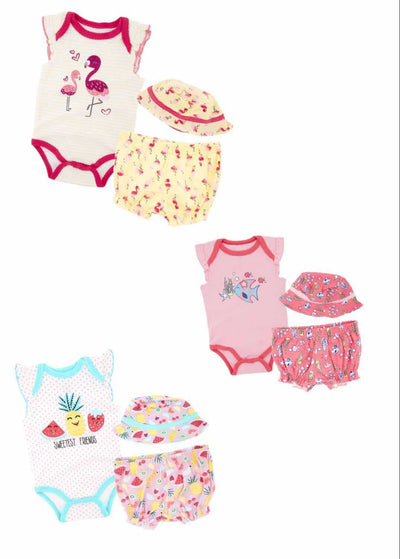 Pelele de Tres Piezas para Bebé en Algodón con Diseño Cartoon - Image 6