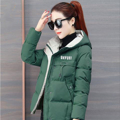 Abrigo de Plumón y Algodón para Invierno - Chaqueta Suelta y Cálida para Mujer - Image 8