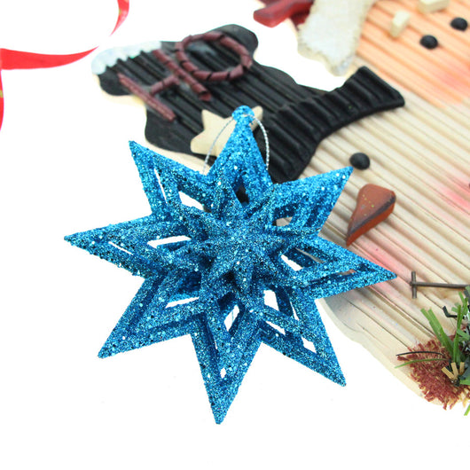 Adorno Navideño Colgante con Polvo Brillante - Image 12