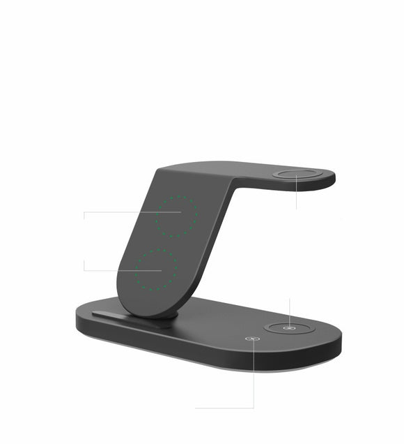 Cargador Inalámbrico 3 en 1 para Smartphone