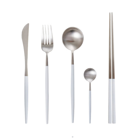 Cubiertos de Plata OUDING - Cuchara de Acero Inoxidable 304 para Mesa Occidental - Image 21