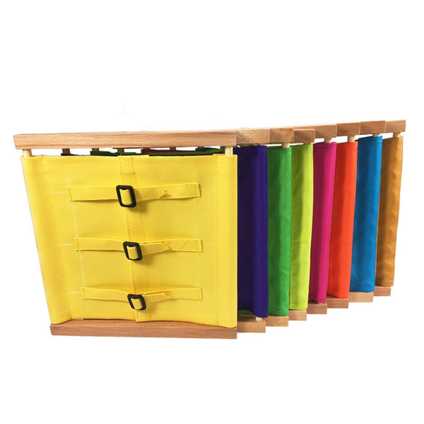 Juguete Educativo de Marco con Botones de Madera