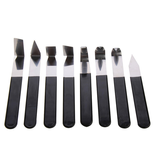 Set de 8 Herramientas de Escultura y Cerámica con Mango de Acero Inoxidable - Image 2