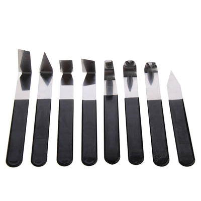 Set de 8 Herramientas de Escultura y Cerámica con Mango de Acero Inoxidable - Image 2