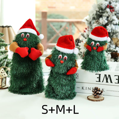Muñeco Navideño Interactivo Musical - Papá Noel y Árbol de Navidad Eléctrico - Image 7