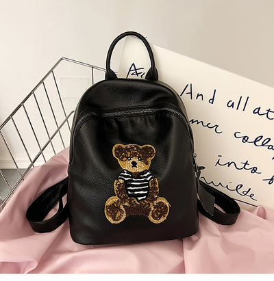 Mochila de Cuero PU de Gran Capacidad para Mujer - Image 5