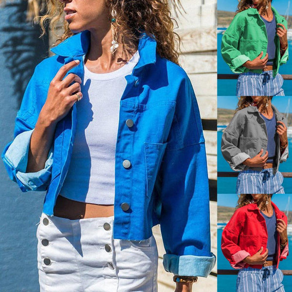 Chaqueta de Mezclilla con Botones