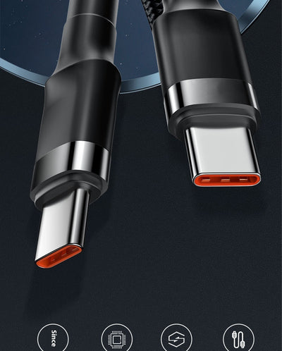 Cable USB Type-C Doble 120W de Carga Rápida 6A - Image 16